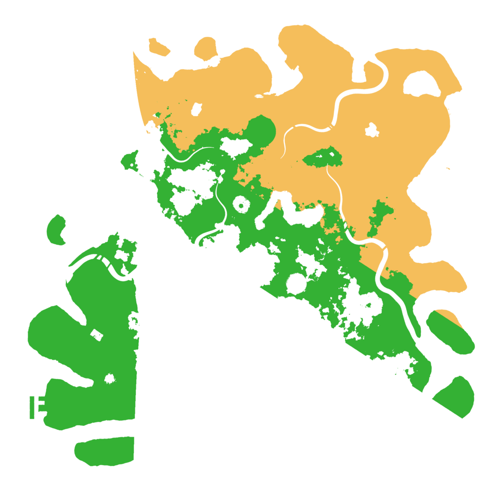 Biome Rust Map: Procedural Map, Size: 4500, Seed: 2115053392