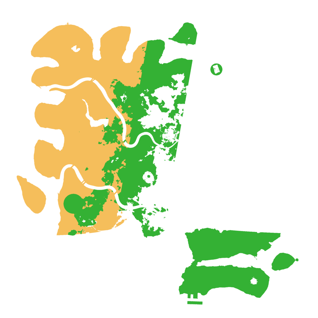 Biome Rust Map: Procedural Map, Size: 4250, Seed: 1102698321