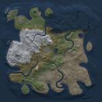 Thumbnail Rust Map: Procedural Map, Size: 3650, Seed: 25124, 11 Monuments