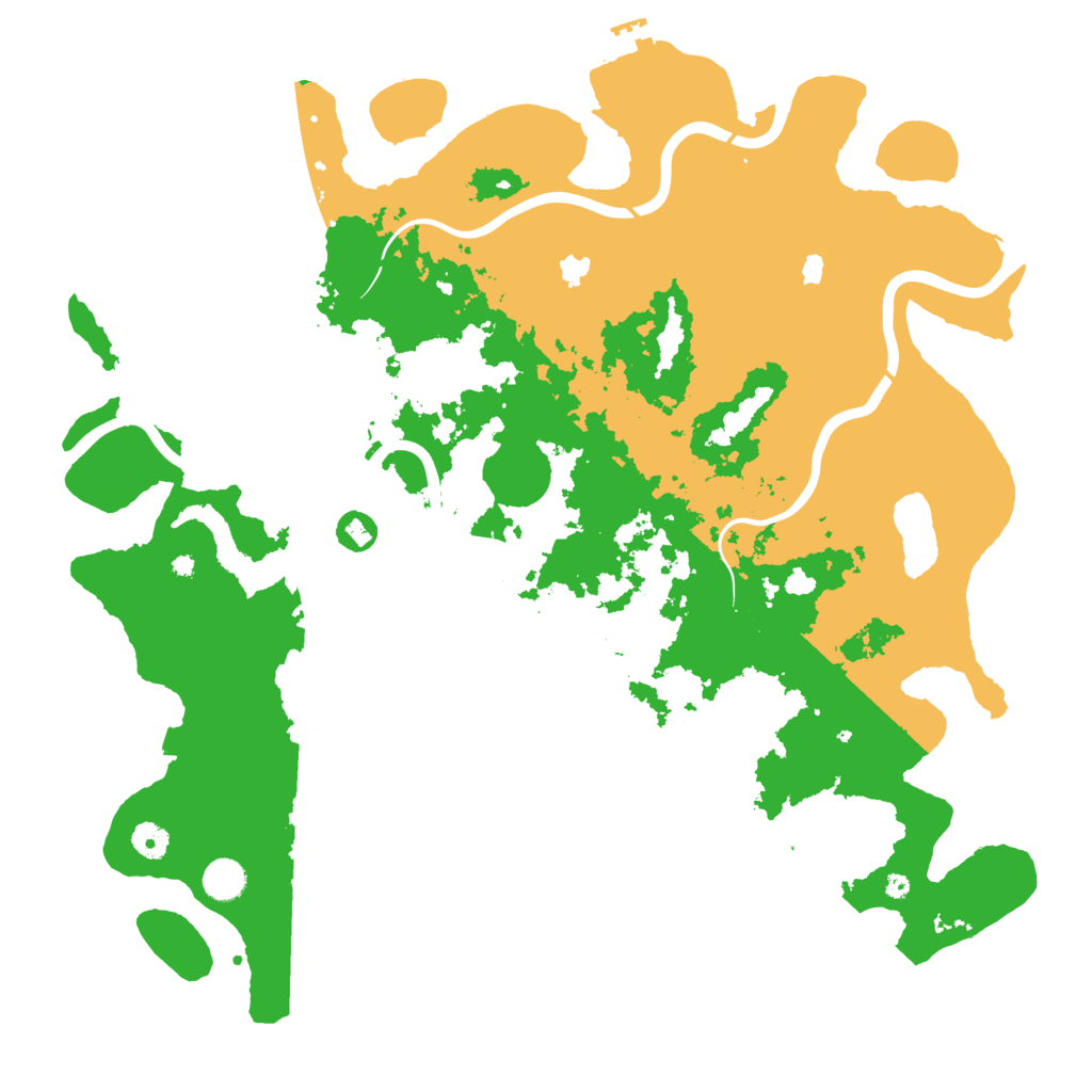 Biome Rust Map: Procedural Map, Size: 4500, Seed: 1974810586