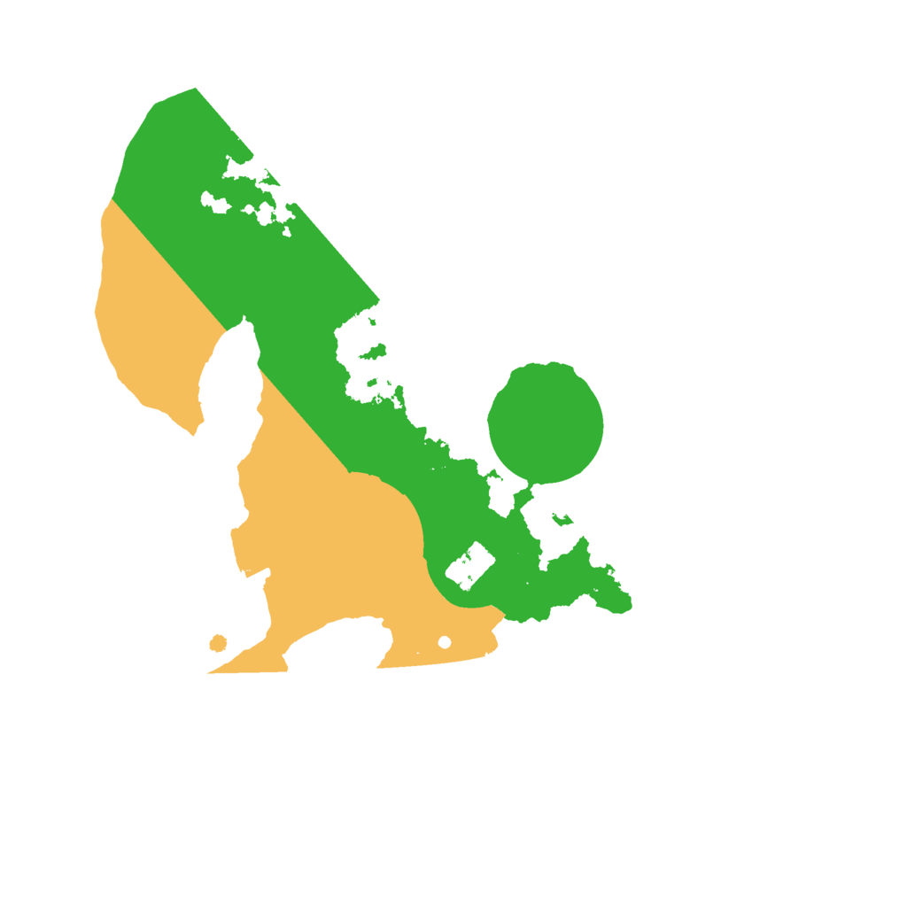 Biome Rust Map: Procedural Map, Size: 2100, Seed: 200001