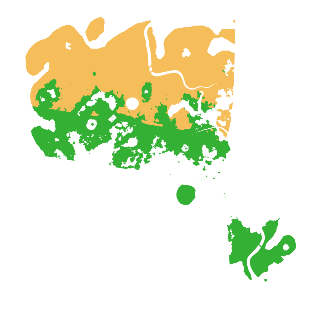 Biome Rust Map: Procedural Map, Size: 4500, Seed: 1987942