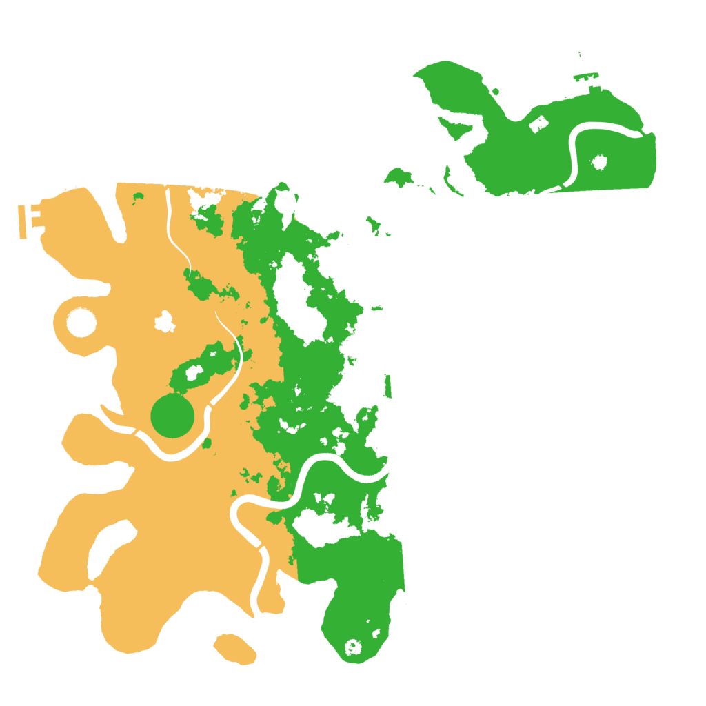 Biome Rust Map: Procedural Map, Size: 4250, Seed: 291650981
