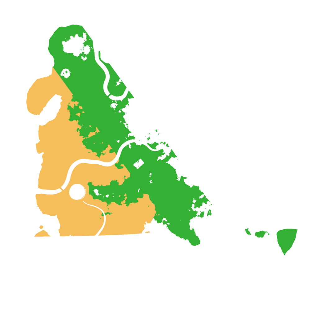 Biome Rust Map: Procedural Map, Size: 3500, Seed: 1750138094