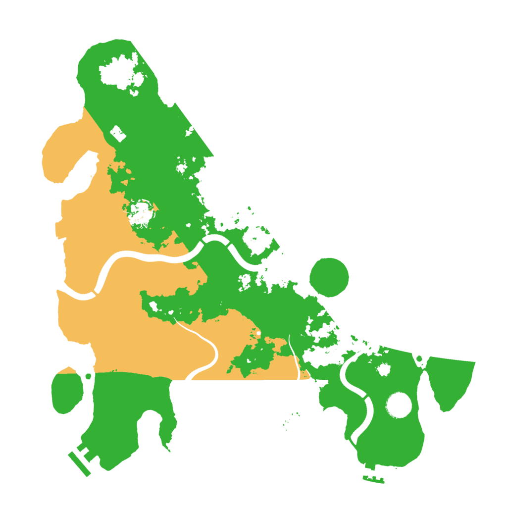 Biome Rust Map: Procedural Map, Size: 3500, Seed: 1750138094