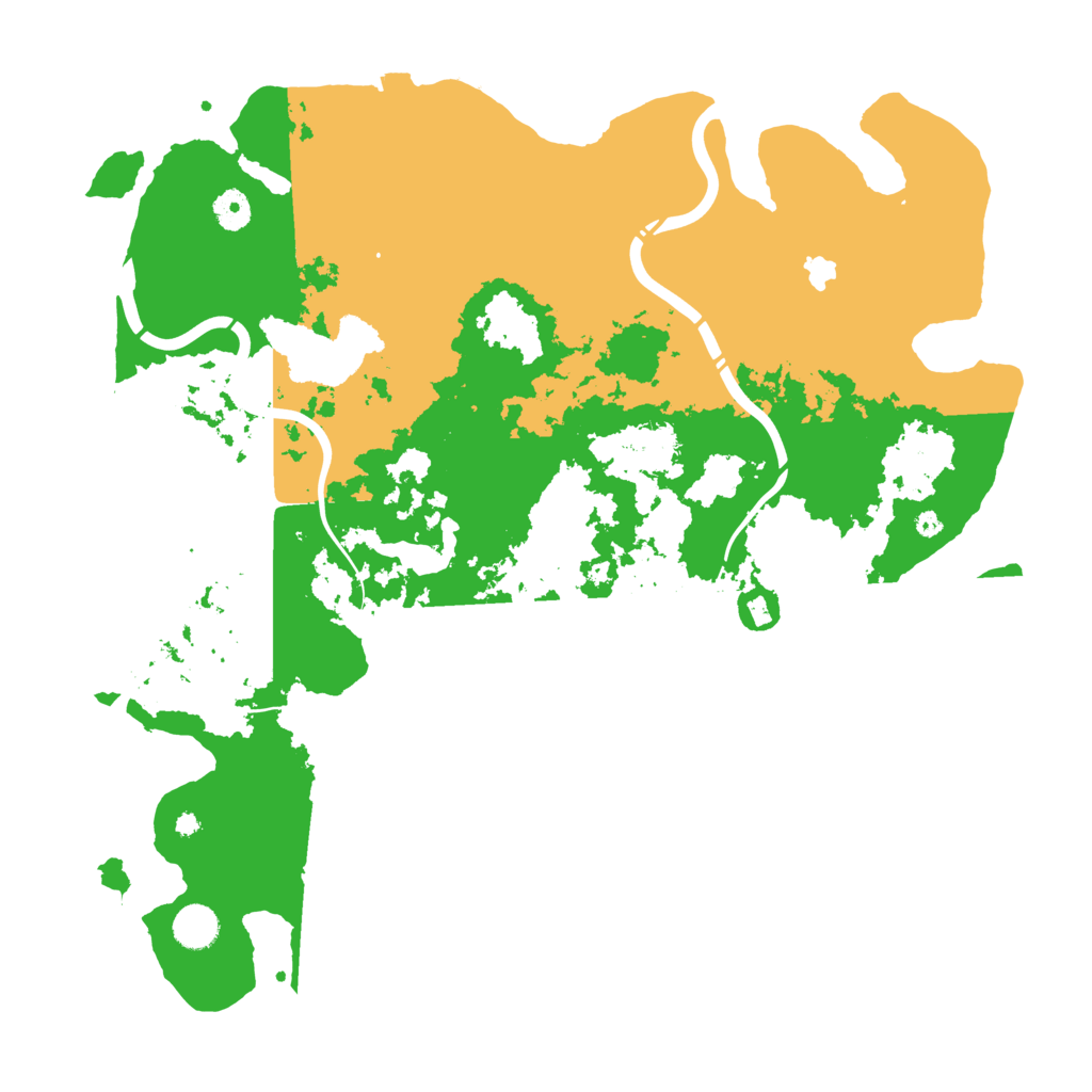 Biome Rust Map: Procedural Map, Size: 4250, Seed: 60001992