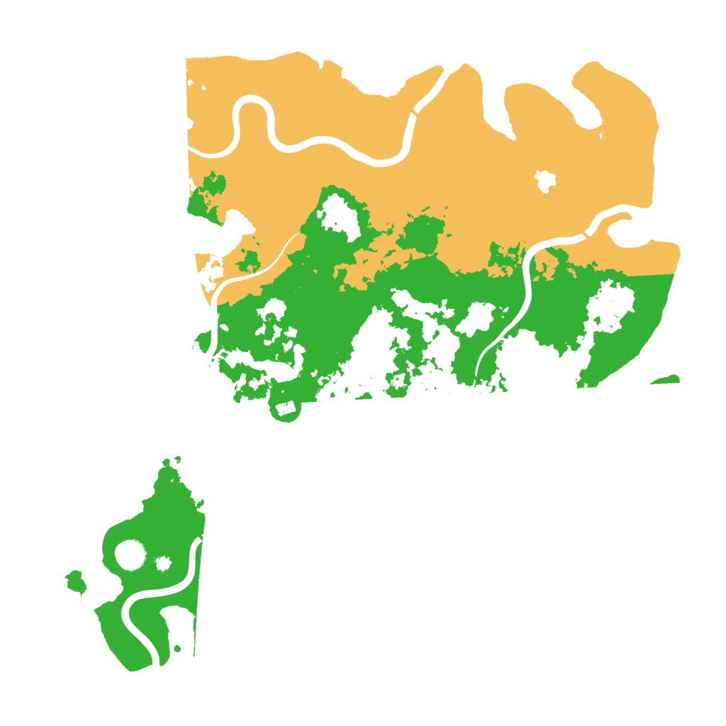 Biome Rust Map: Procedural Map, Size: 4250, Seed: 60001992