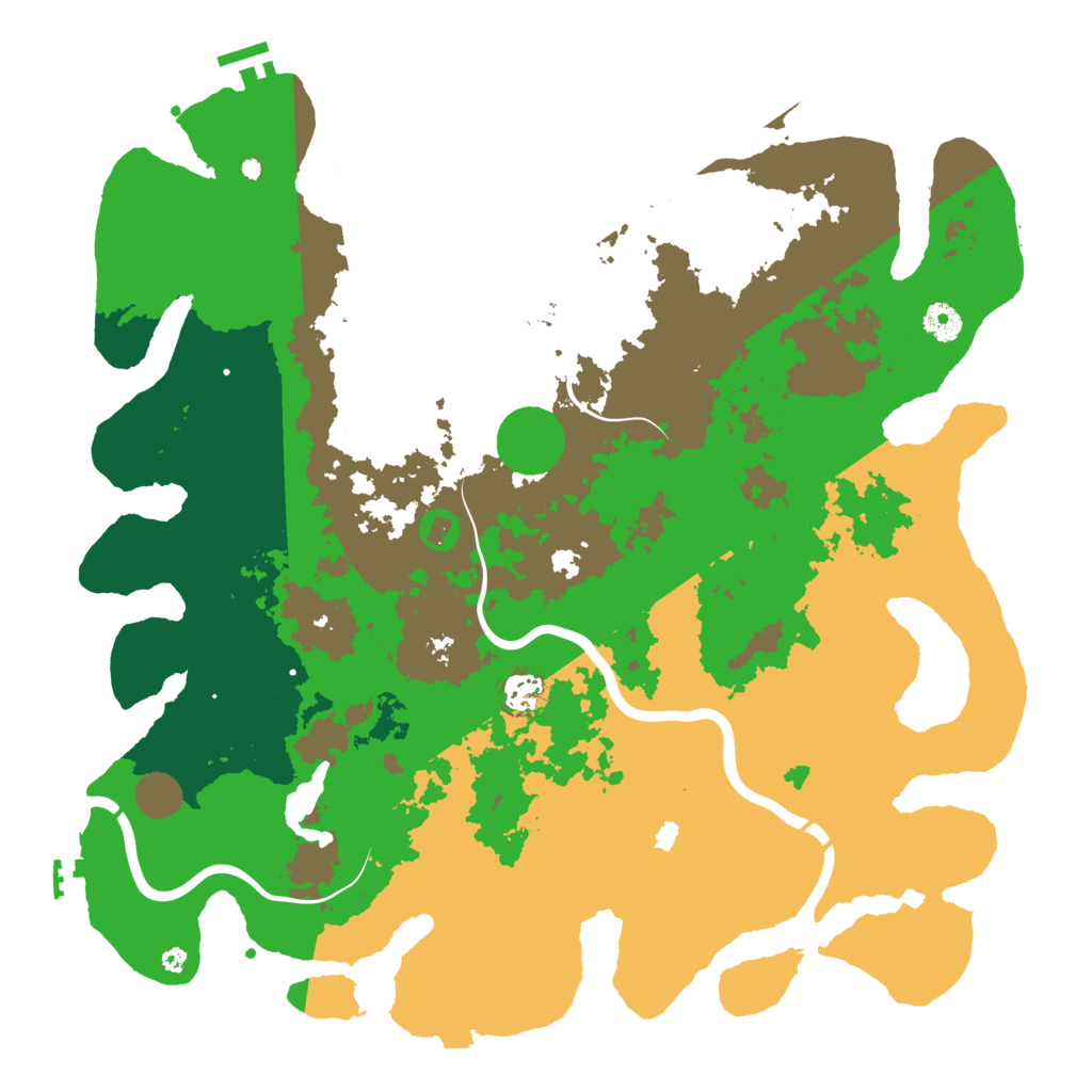 Biome Rust Map: Procedural Map, Size: 4250, Seed: 2055763646