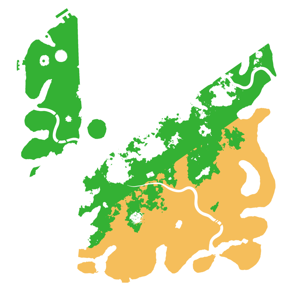 Biome Rust Map: Procedural Map, Size: 4250, Seed: 2055763646