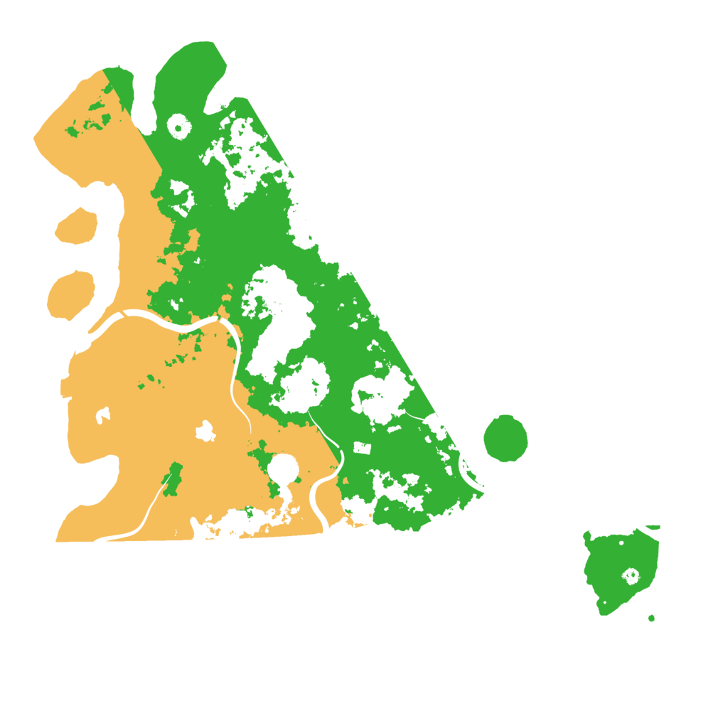 Biome Rust Map: Procedural Map, Size: 4500, Seed: 1121711000