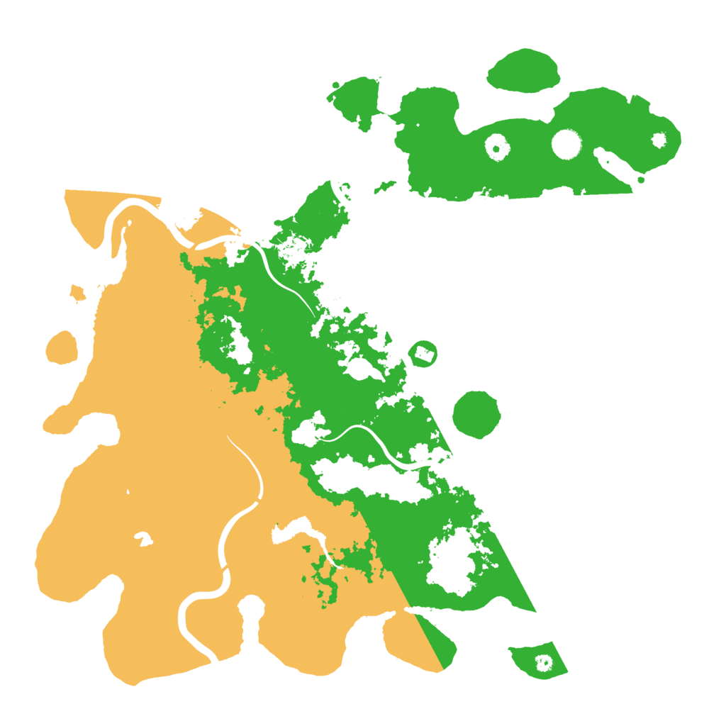 Biome Rust Map: Procedural Map, Size: 4300, Seed: 477348336