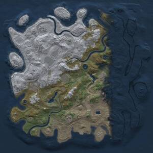 Thumbnail Rust Map: Procedural Map, Size: 4250, Seed: 234166096, 14 Monuments