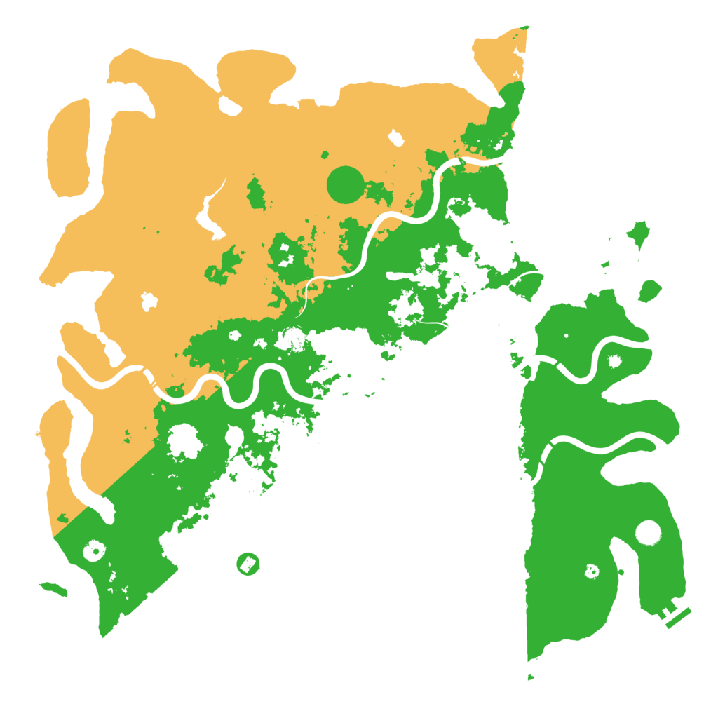 Biome Rust Map: Procedural Map, Size: 5000, Seed: 1555234