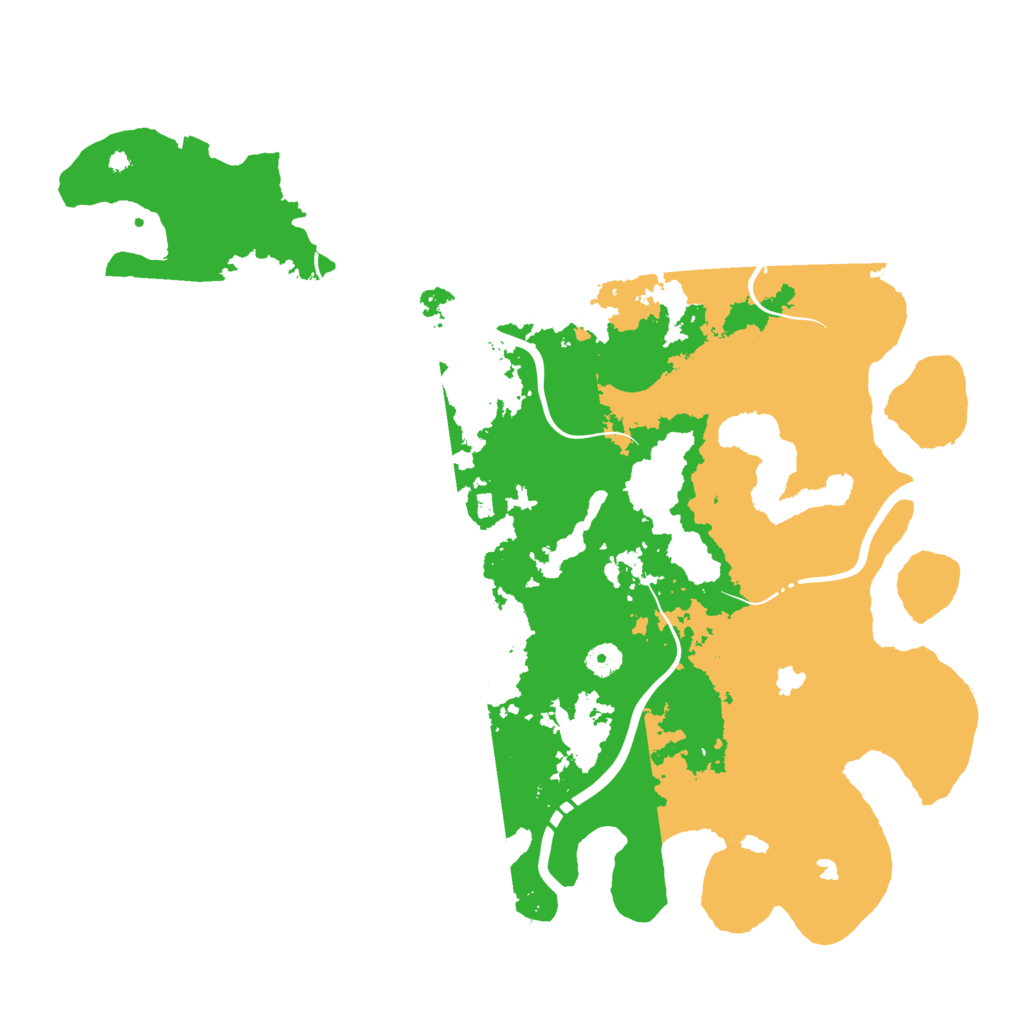 Biome Rust Map: Procedural Map, Size: 4500, Seed: 122086055