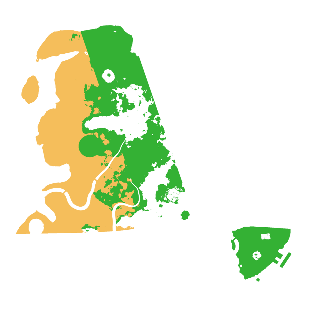 Biome Rust Map: Procedural Map, Size: 3750, Seed: 395004737