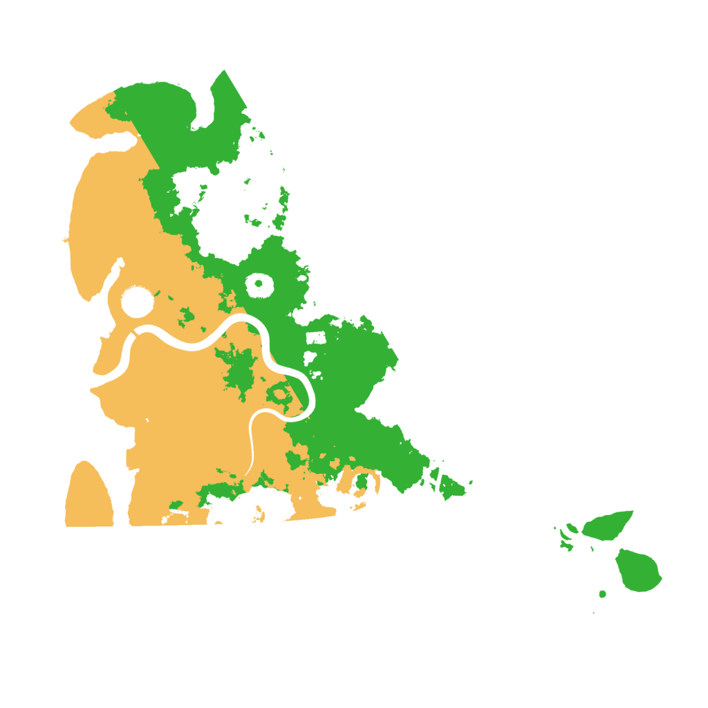 Biome Rust Map: Procedural Map, Size: 3900, Seed: 973754215