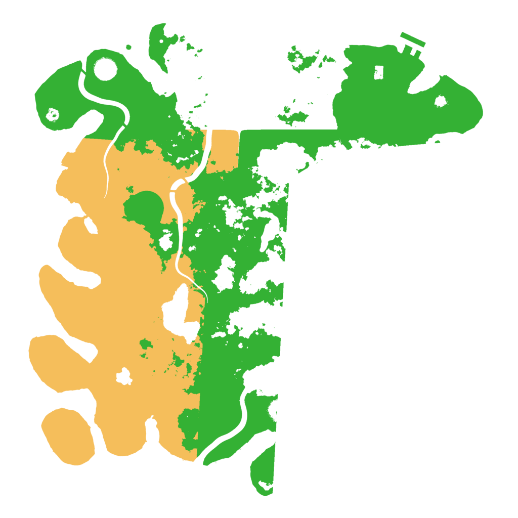 Biome Rust Map: Procedural Map, Size: 4000, Seed: 10109