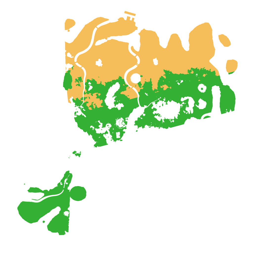 Biome Rust Map: Procedural Map, Size: 4500, Seed: 1429978619