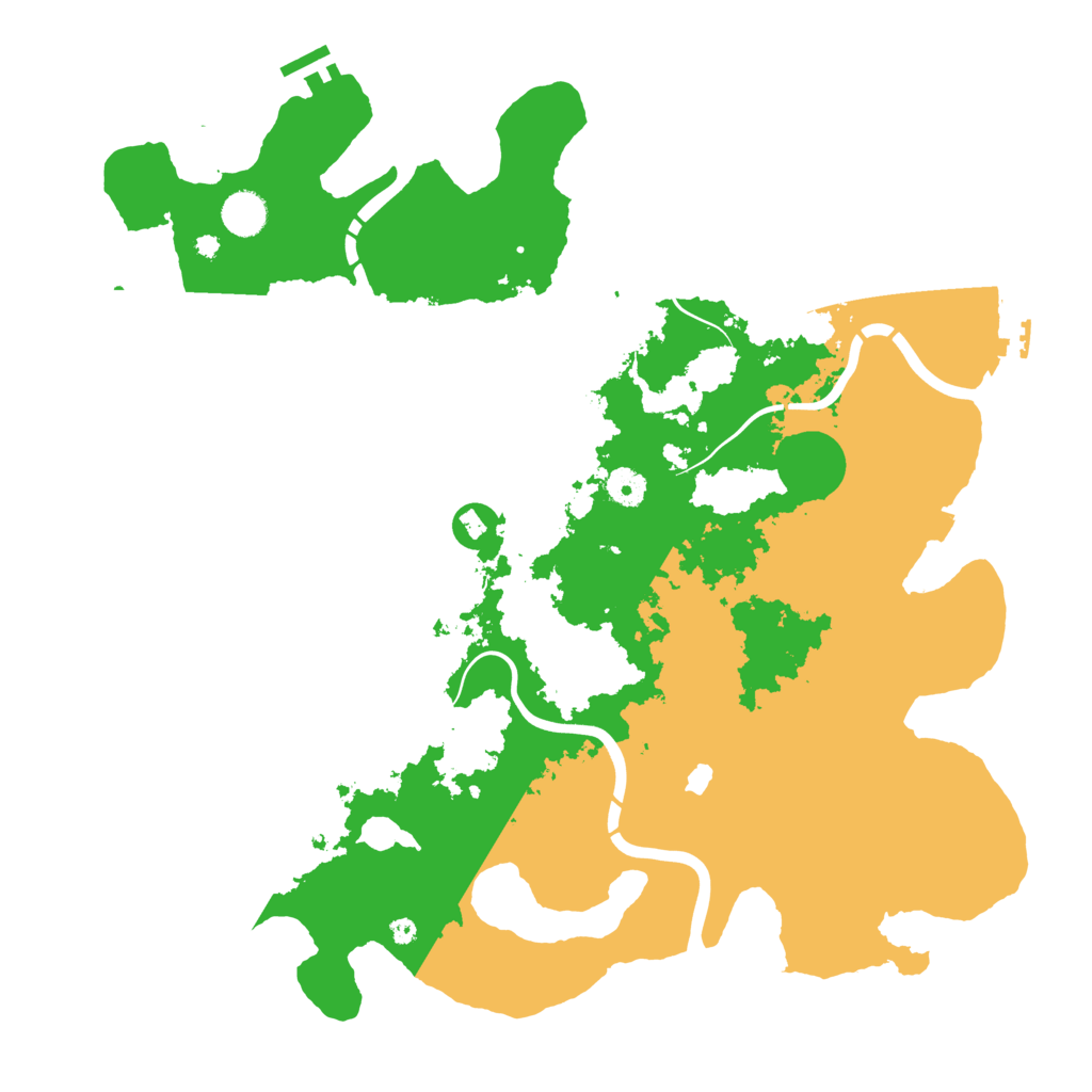 Biome Rust Map: Procedural Map, Size: 4250, Seed: 1111111119