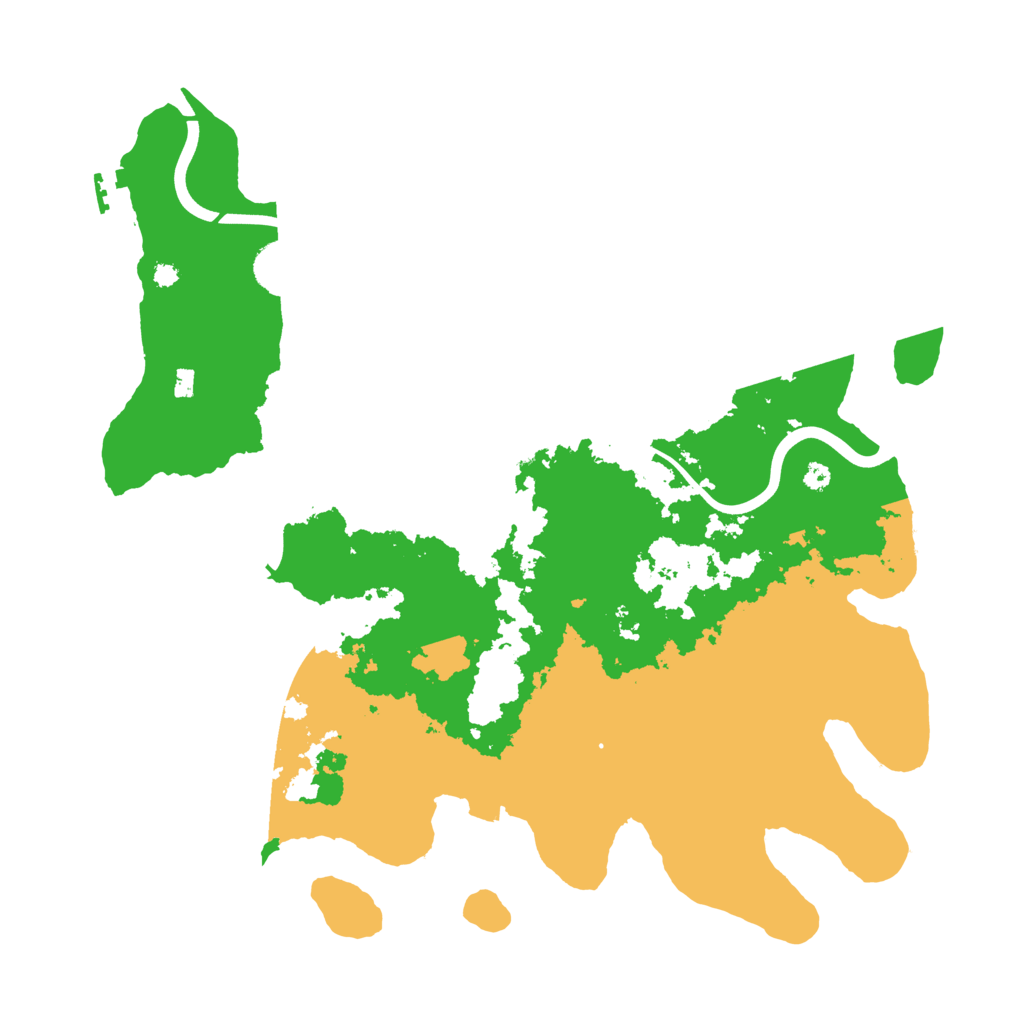 Biome Rust Map: Procedural Map, Size: 3850, Seed: 598536730