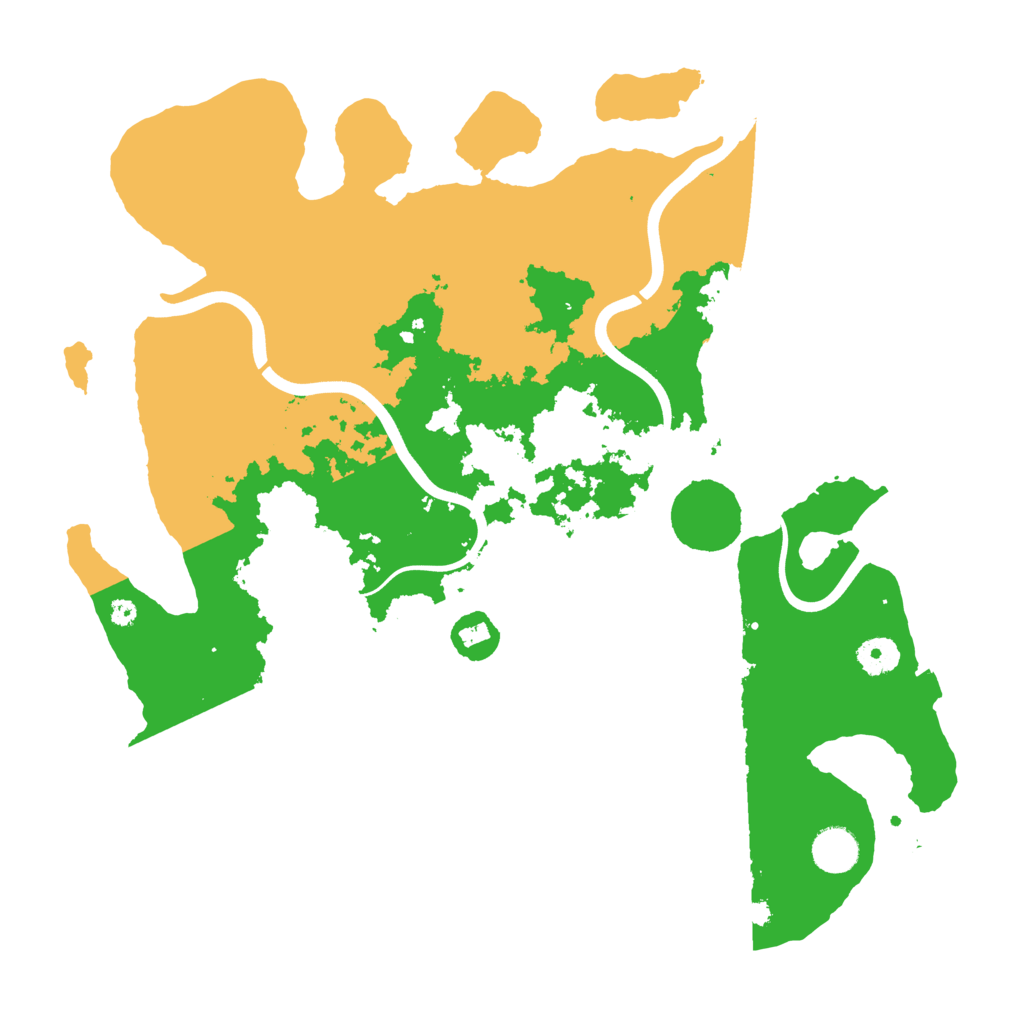 Biome Rust Map: Procedural Map, Size: 3900, Seed: 1390019185
