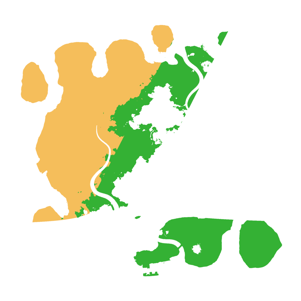 Biome Rust Map: Procedural Map, Size: 3000, Seed: 1529312828