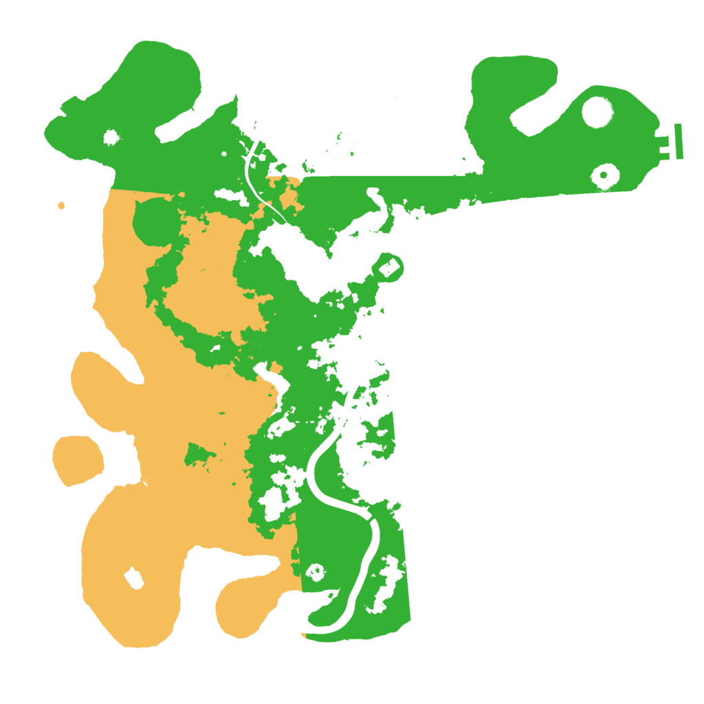 Biome Rust Map: Procedural Map, Size: 4000, Seed: 13727