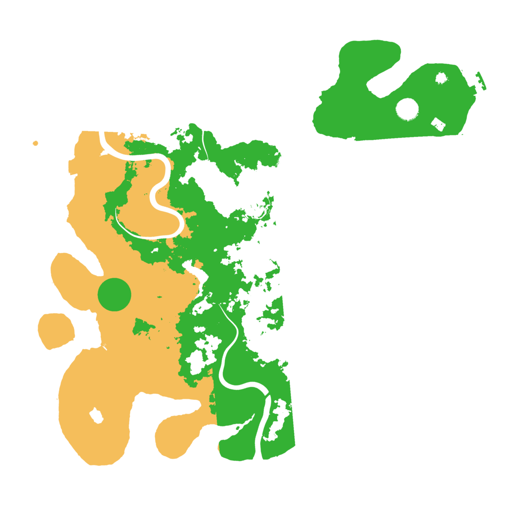 Biome Rust Map: Procedural Map, Size: 4000, Seed: 13727
