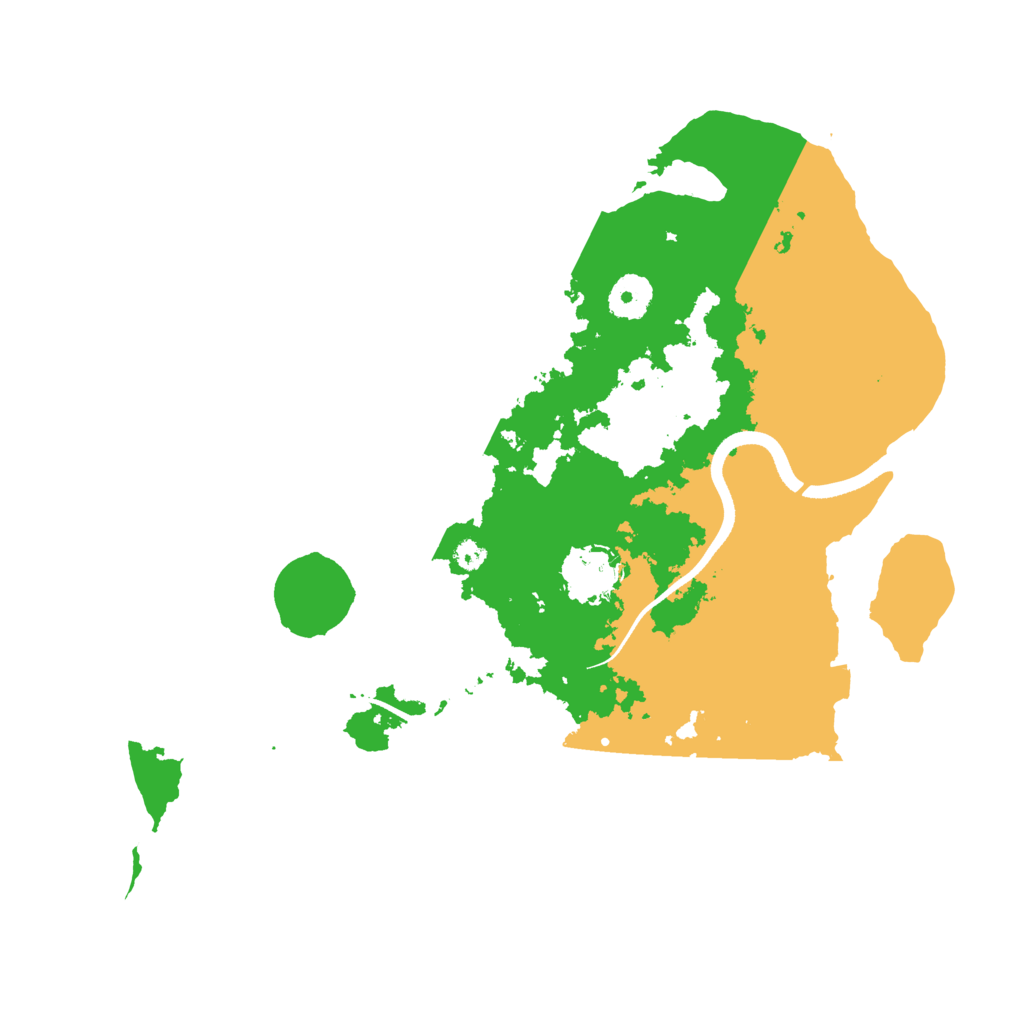 Biome Rust Map: Procedural Map, Size: 3500, Seed: 849512894