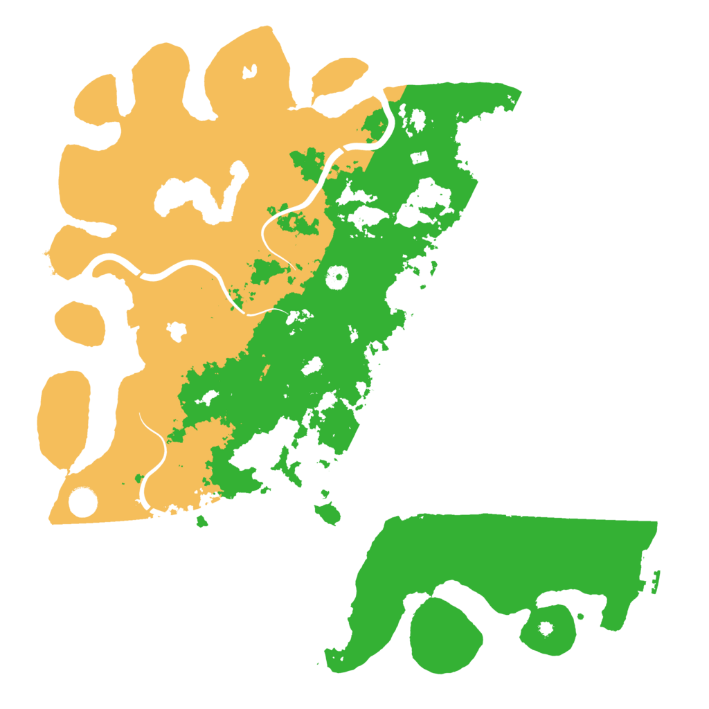 Biome Rust Map: Procedural Map, Size: 4500, Seed: 986939856