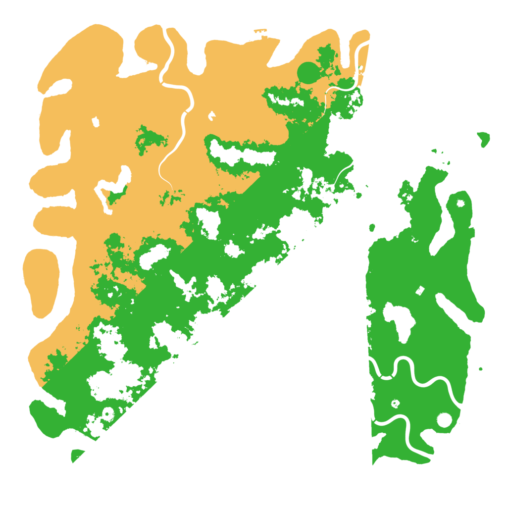 Biome Rust Map: Procedural Map, Size: 6000, Seed: 1192157120
