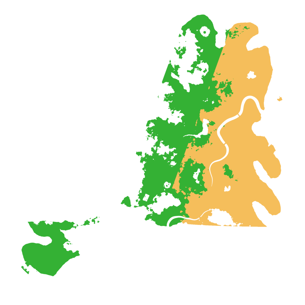 Biome Rust Map: Procedural Map, Size: 4601, Seed: 12