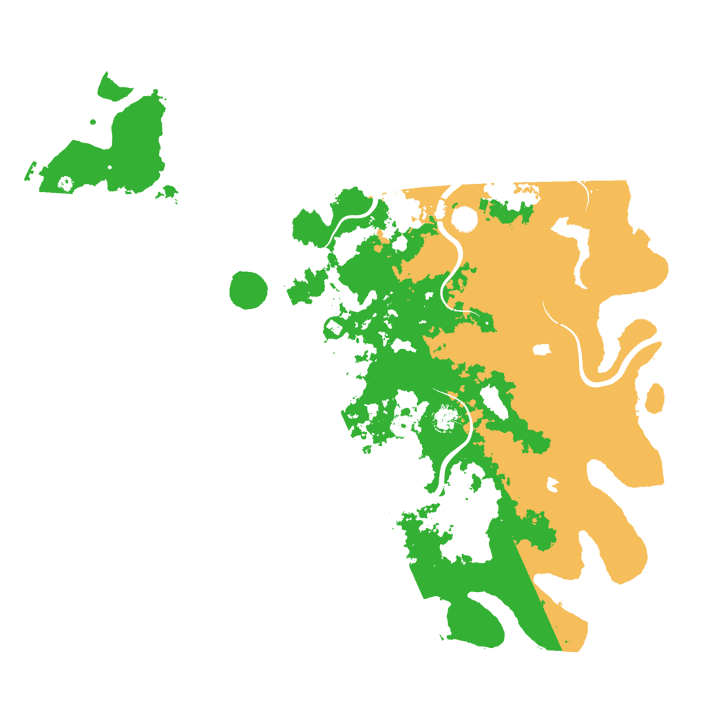 Biome Rust Map: Procedural Map, Size: 5000, Seed: 354756