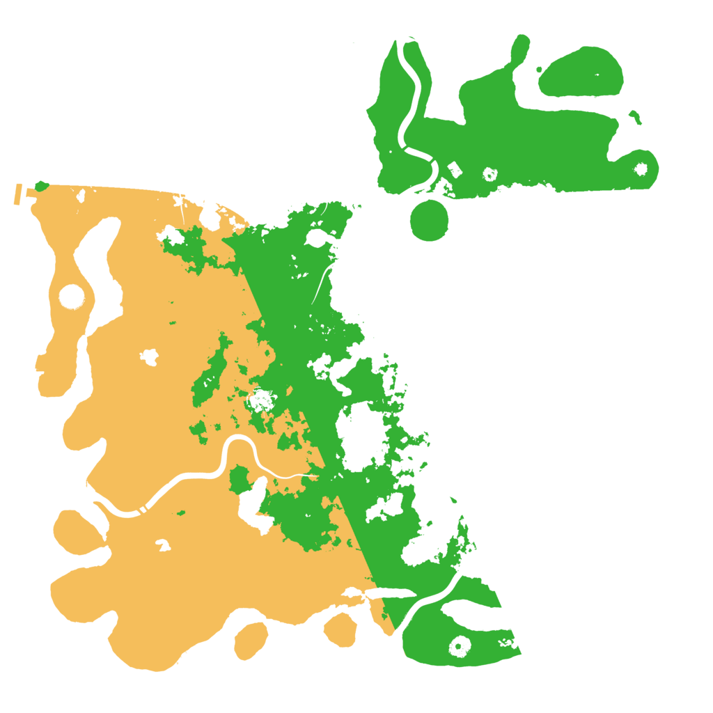 Biome Rust Map: Procedural Map, Size: 5000, Seed: 10205586