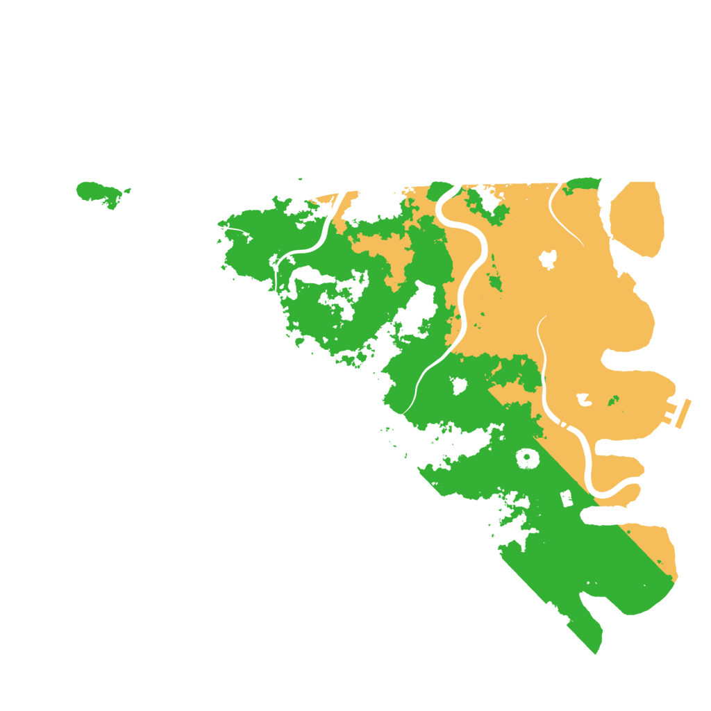 Biome Rust Map: Procedural Map, Size: 4750, Seed: 333111111