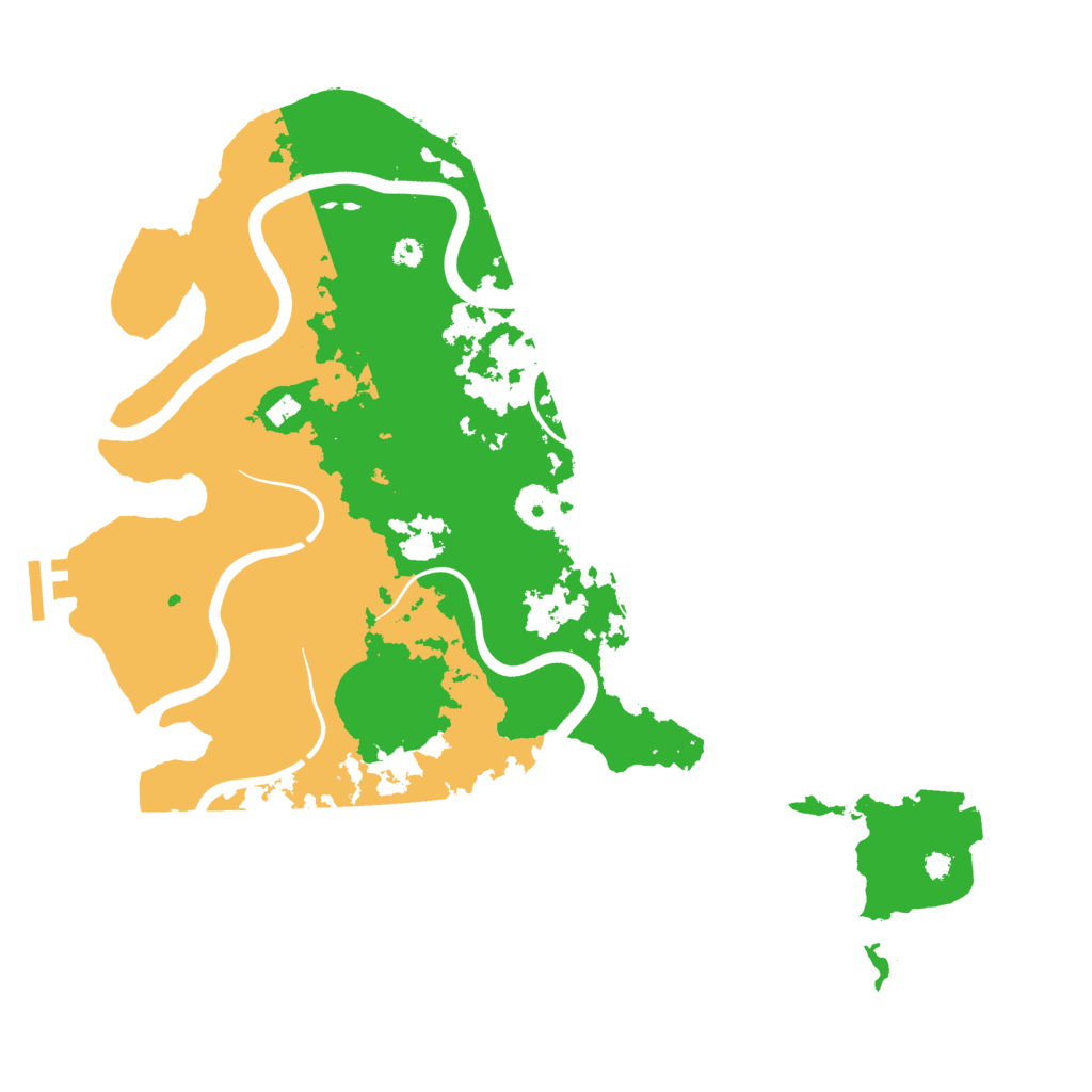Biome Rust Map: Procedural Map, Size: 3700, Seed: 2014735