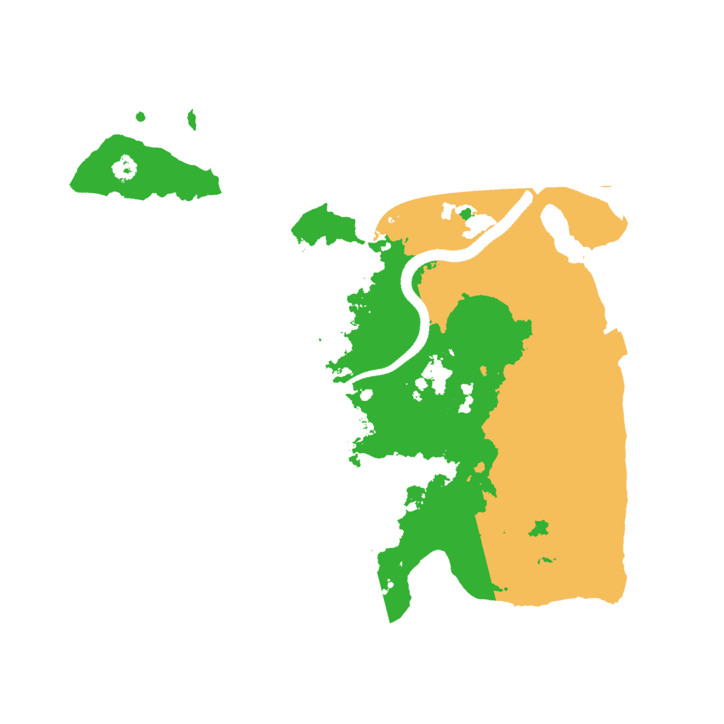Biome Rust Map: Procedural Map, Size: 3000, Seed: 606502639