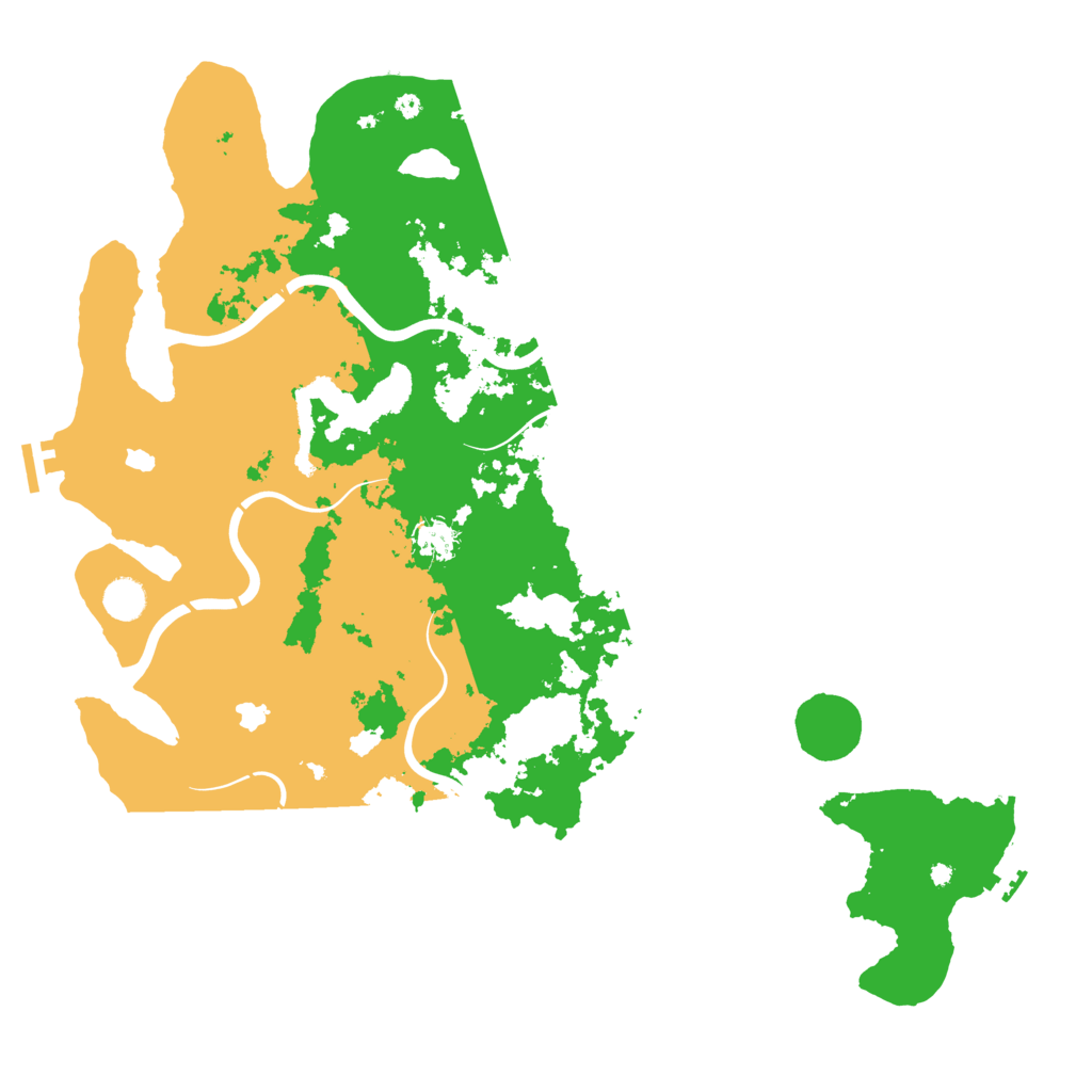 Biome Rust Map: Procedural Map, Size: 4500, Seed: 2018274259