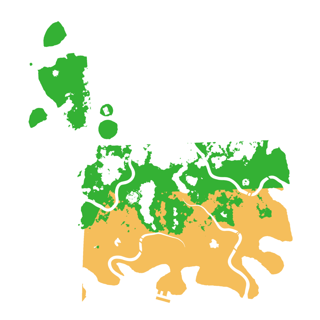 Biome Rust Map: Procedural Map, Size: 4500, Seed: 1985373203