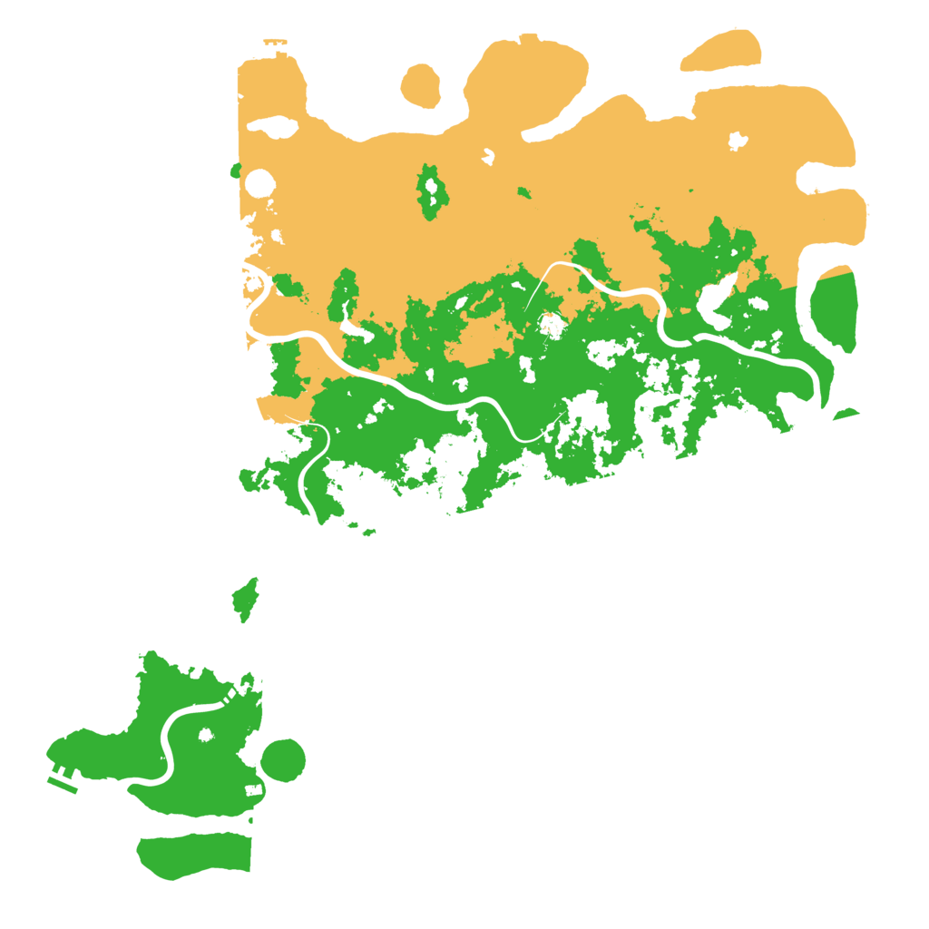Biome Rust Map: Procedural Map, Size: 6000, Seed: 15252112