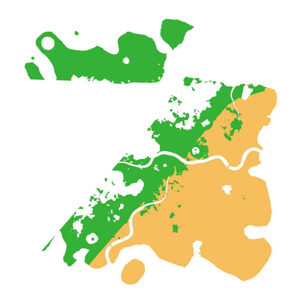 Biome Rust Map: Procedural Map, Size: 4000, Seed: 1841691050