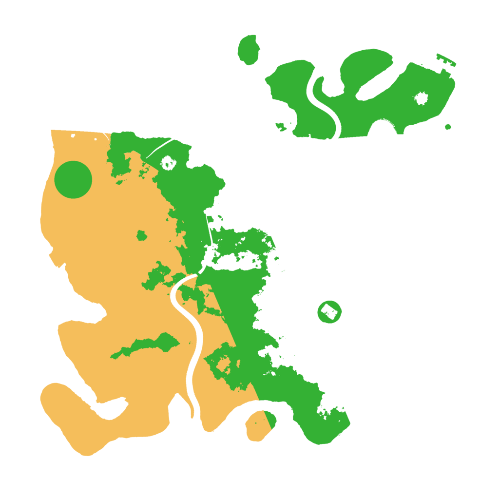 Biome Rust Map: Procedural Map, Size: 3500, Seed: 1741494557