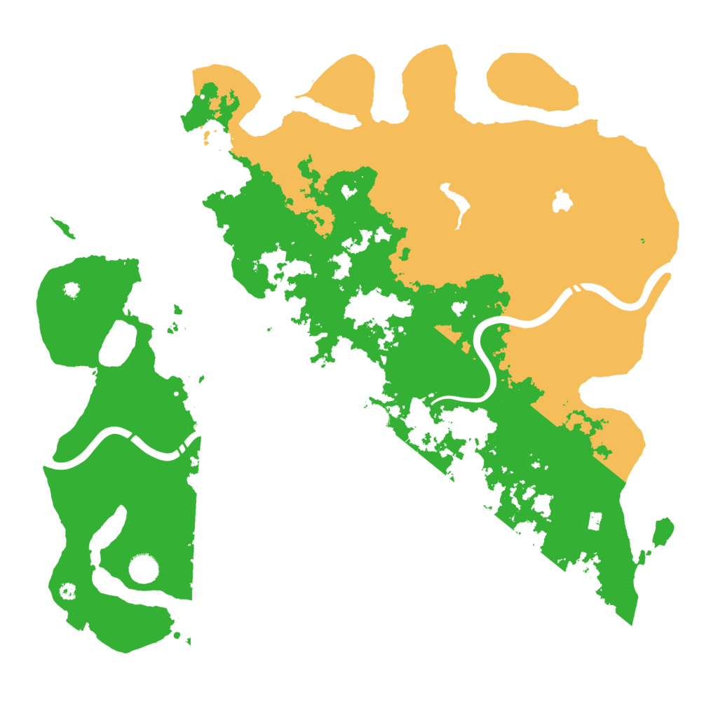 Biome Rust Map: Procedural Map, Size: 4250, Seed: 878386001