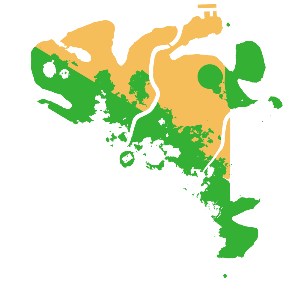 Biome Rust Map: Procedural Map, Size: 3300, Seed: 92732612