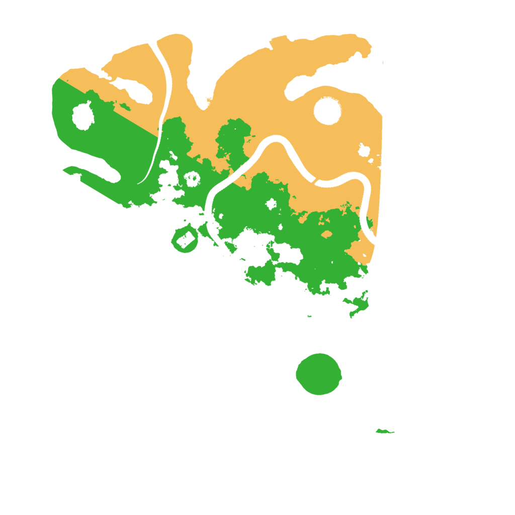 Biome Rust Map: Procedural Map, Size: 3300, Seed: 92732612