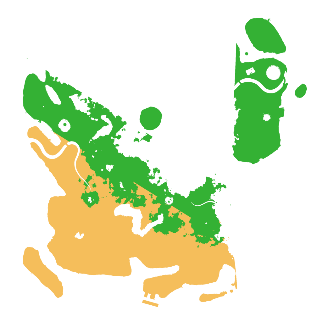 Biome Rust Map: Procedural Map, Size: 4000, Seed: 1400