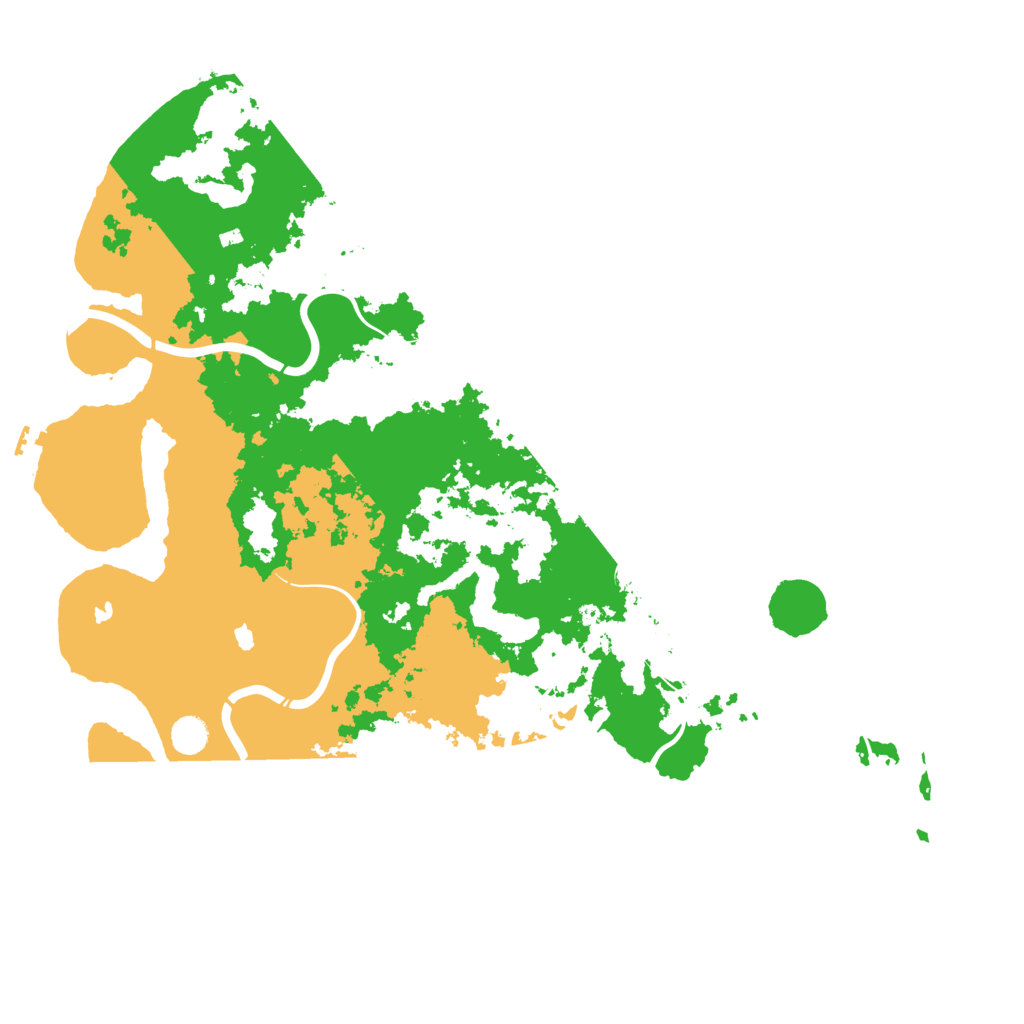 Biome Rust Map: Procedural Map, Size: 5000, Seed: 58493024