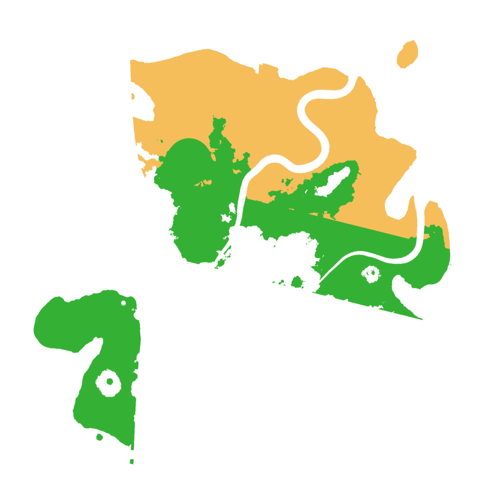 Biome Rust Map: Procedural Map, Size: 3000, Seed: 28745