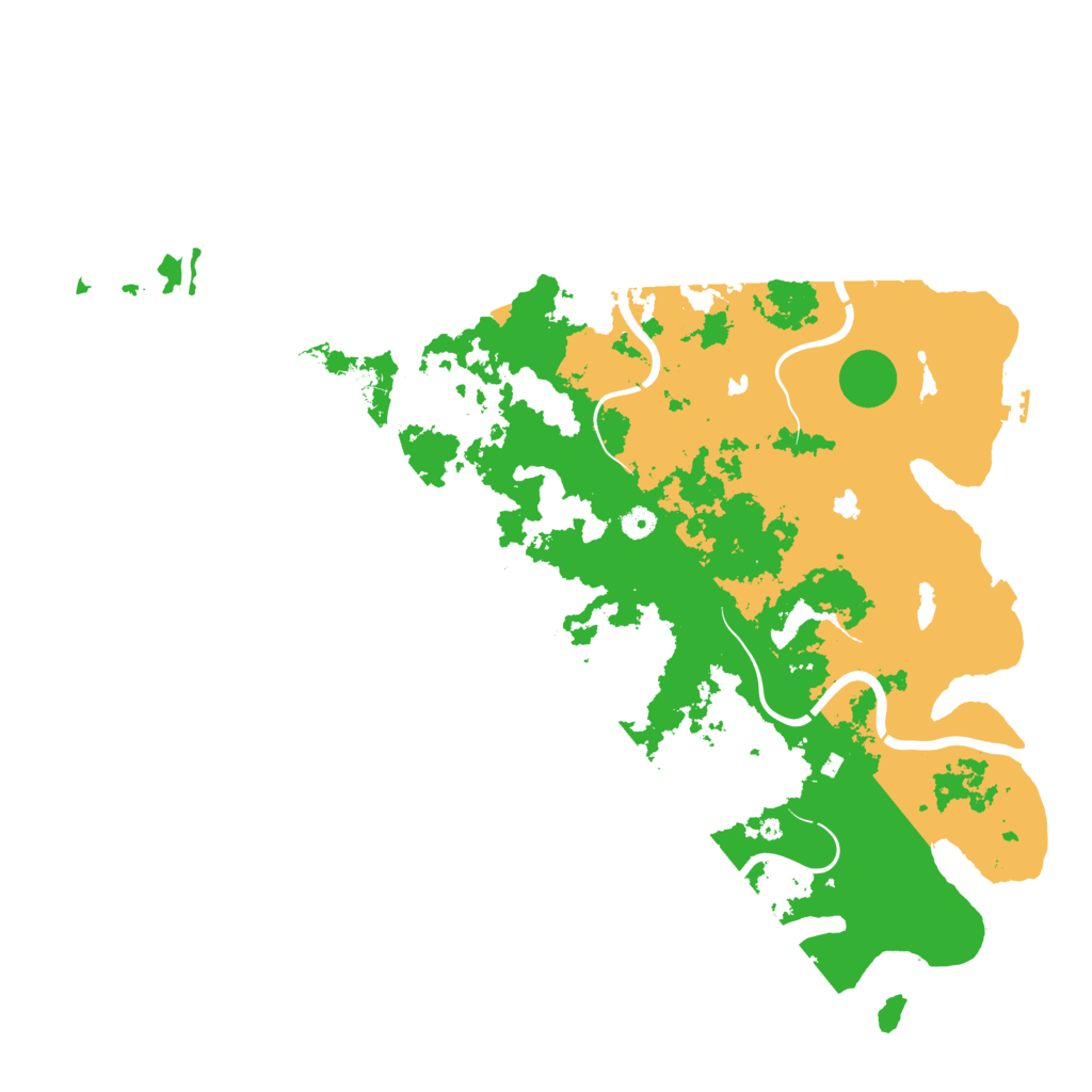 Biome Rust Map: Procedural Map, Size: 5000, Seed: 481908145
