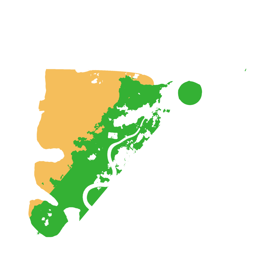 Biome Rust Map: Procedural Map, Size: 3000, Seed: 76546783